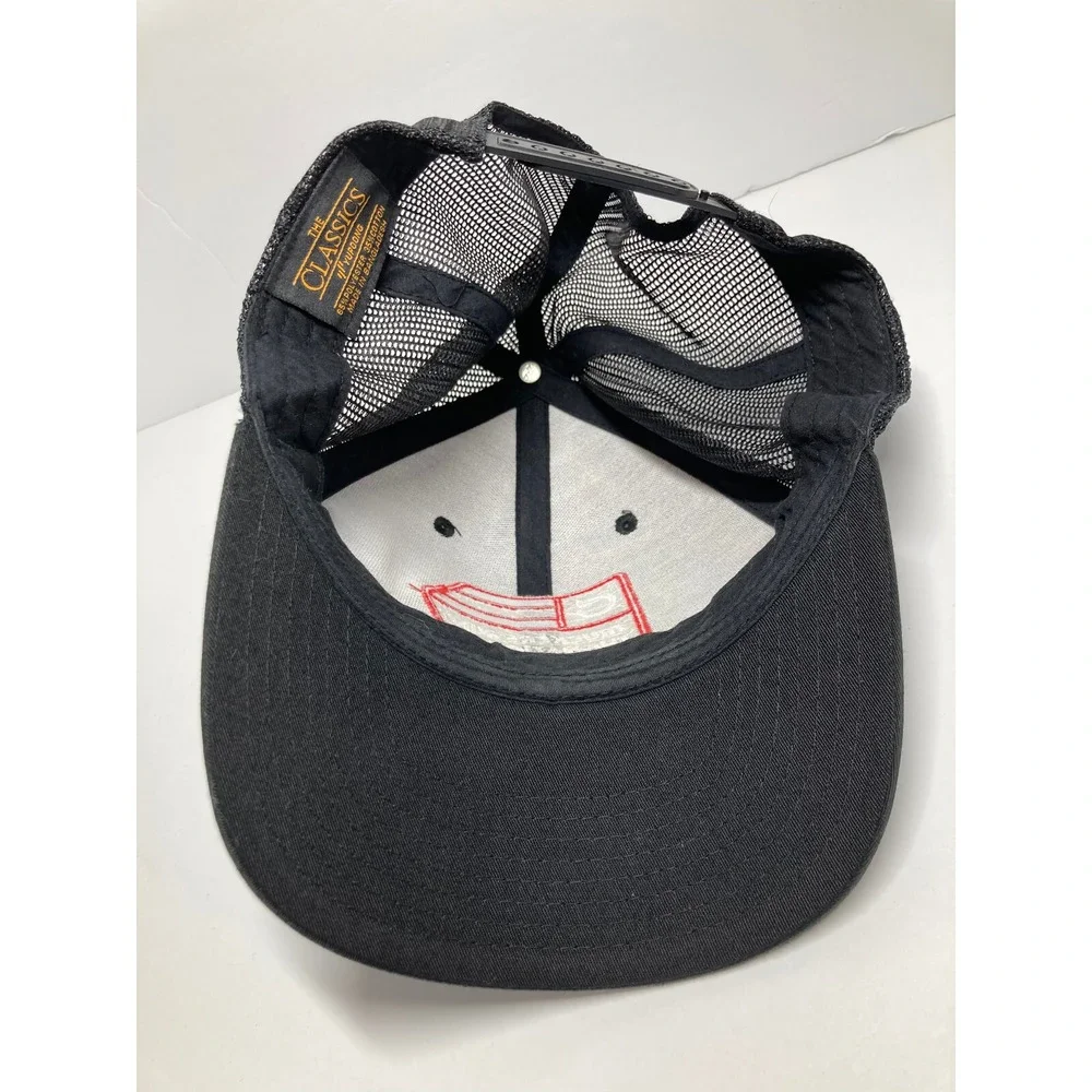 Truckers Run the Nation Adult Cap Hat‎ Black Patch Mesh Snapback Adjustable